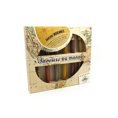 Le Monde en Tube flavors of the world - 6 spices in a tube - indian flavors