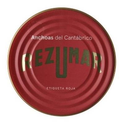red label - cantabrian anchovy fillets - 520 g