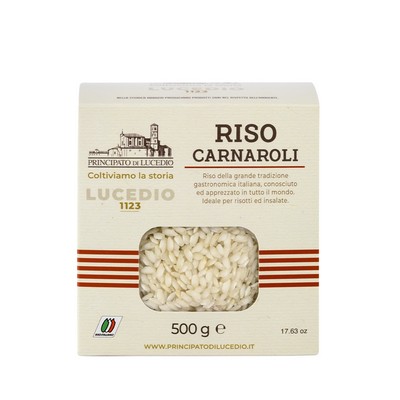 Principato di Lucedio Carnaroli rice - 500 g - Packaged in a protective atmosphere and cardboard box