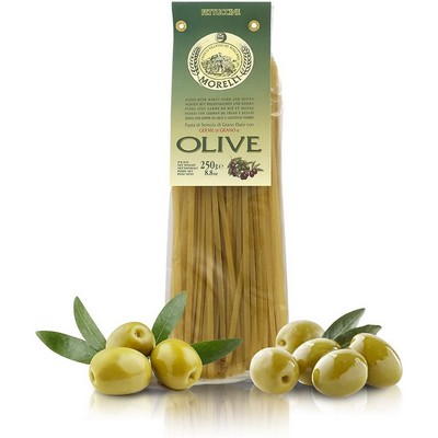 Antico Pastificio Morelli - Flavored Pasta - Green Olives - Fettuccine - 250 g