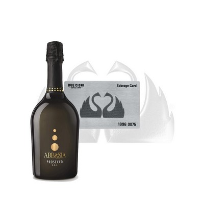Due Cigni Sabrage Card in Steel - Prosecco DOC Extra Dry - 0.75 cl