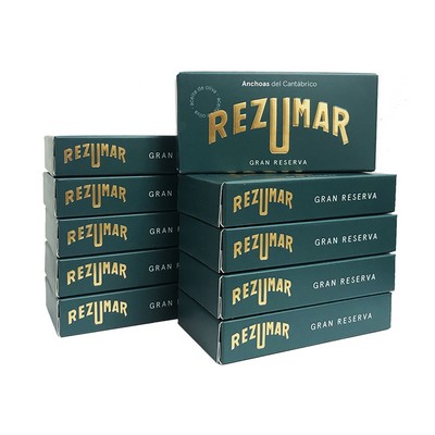 Rezumar Rezumar - Gran Riserva - Gourmet Cantabrian Anchovy Fillets - 10 Packs of 50 g
