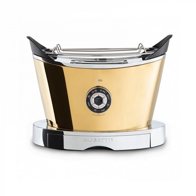 BUGATTI  volo toaster - gold-farbe - glänzendes pvd-finish