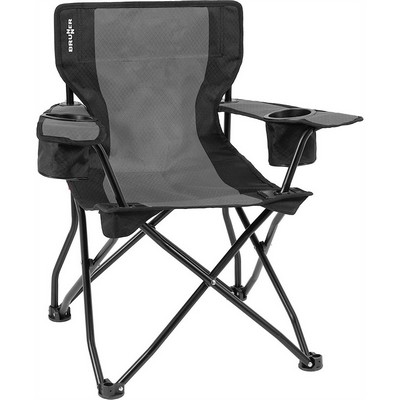 sedia armchair equiframe nera e grigia - misure: 85 x 60 x h46/91 cm