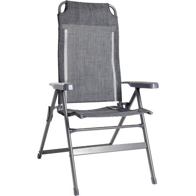 sedia aravel grigio - portata max: 120 kg - misure: 47 x 45 x h50/120 cm