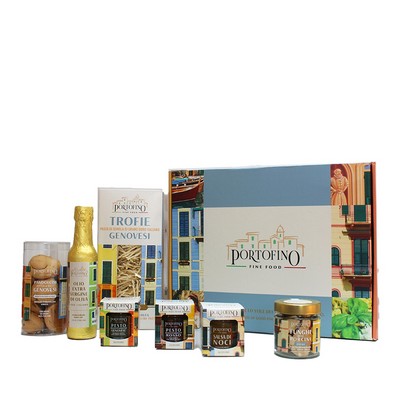 Portofino Fine Food Box Santa Margerita - Confezione Regalo 7 Specialità  Gastronomiche della Tradizione Ligure