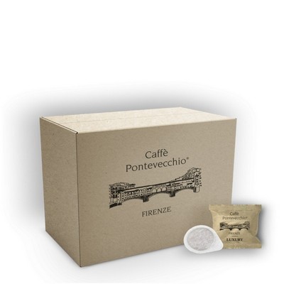Caffè Pontevecchio Firenze Caffè in Cialde LUXURY - Gusto Fruttato - 100 Cialde