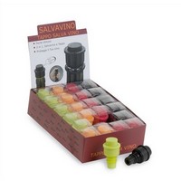 photo Display Set of 24 simple wine-saving stoppers - Sucks in air - Slows down oxidation 1