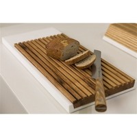 photo DUE CIGNI - 7x2 Line - Small bread cutting board in Ash wood with cutting board holder 2