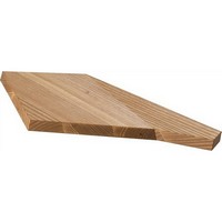 photo DUE CIGNI - Vela Line - Ash Wood Chopping Board 36x25.5x2.3 cm - Made in Italy 1