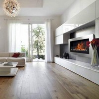 photo Wall to ceiling BIO FIREPLACES - Verona - Red 2