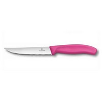 photo Swiss Classic Wavy Steak/Pizza Knife 12 cm - Assorted Colors - Pack of 8 pieces 4