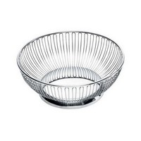 photo round wire basket in 18/10 stainless steel 1