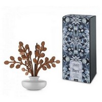 photo brrr leaf diffuser for rooms in porcelain and mahogany wood 1