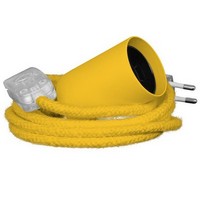 photo freestanding metal lamp holder - yellow spinel 1