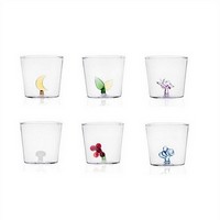 photo set of 6 greenwood water glasses - design alessandra baldereschi 1