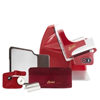 photo Home Line 200 Plus Red Slicer - Complete kit with cutting board, sharpener, tongs and cover 1