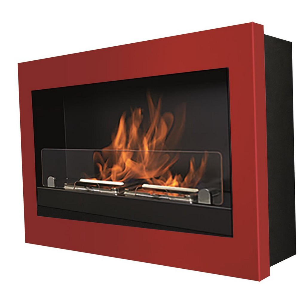 photo Wall-to-ceiling BIO-FIREPLACES - Treviso - Red