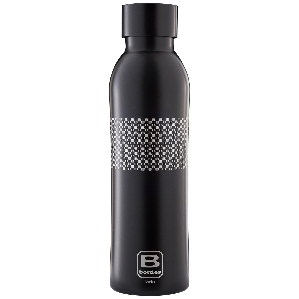 photo B Bottles Twin - B Pattern - 500 ml - Double wall thermal bottle in 18/10 stainless steel