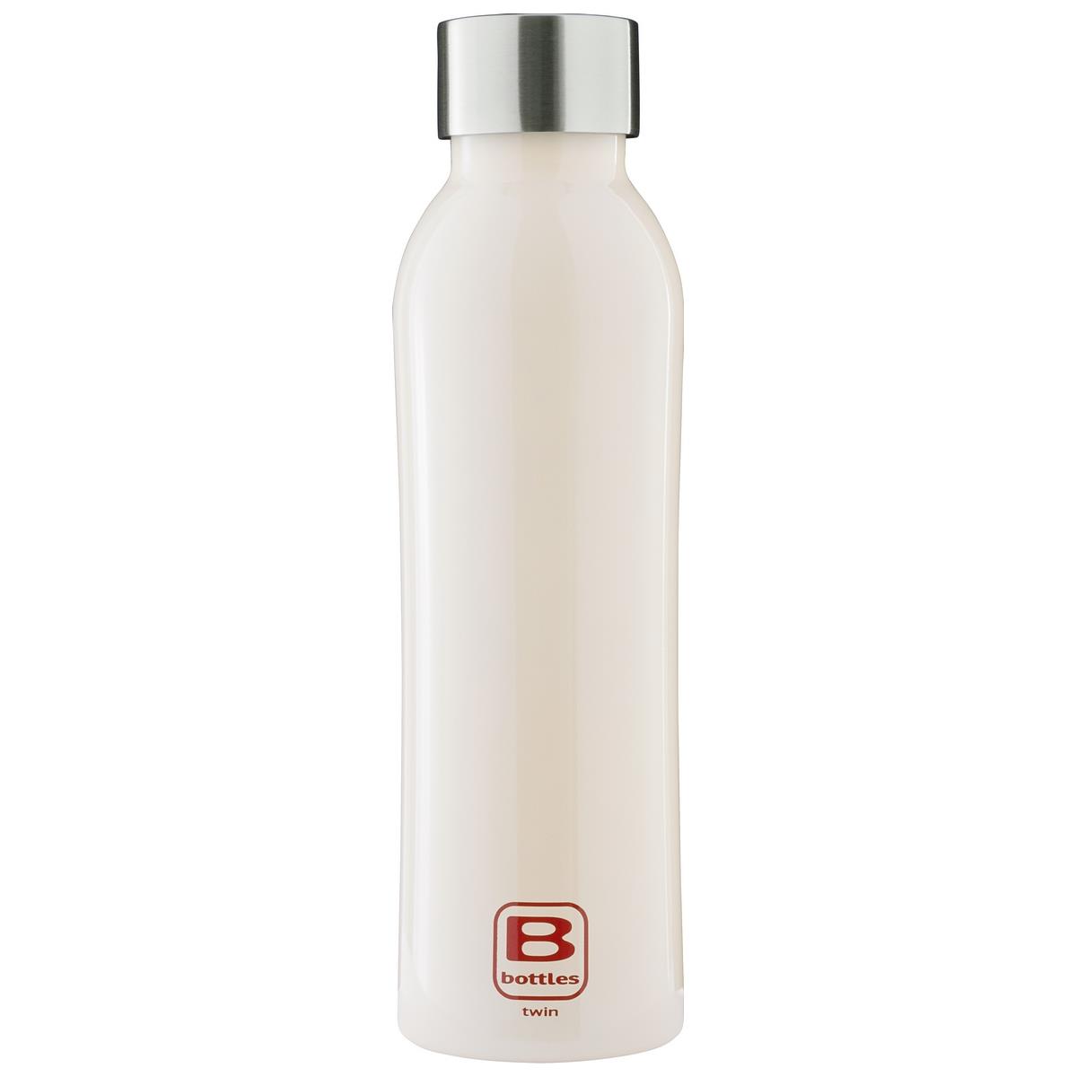 photo B Bottles Twin - Cream - 500 ml - Double wall thermal bottle in 18/10 stainless steel