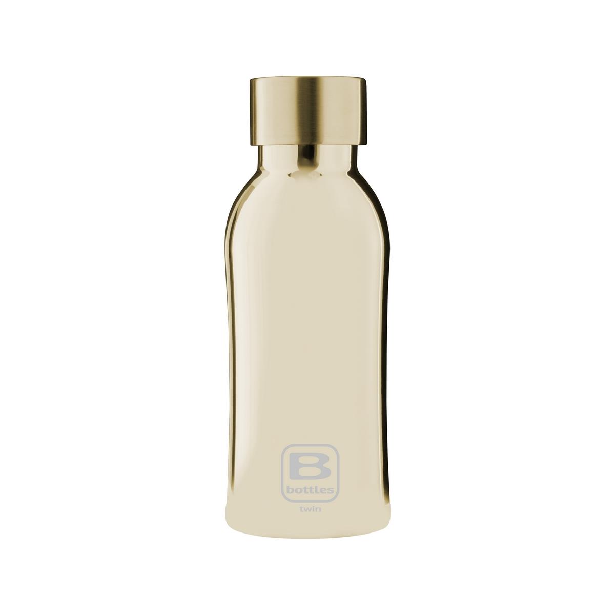 photo B Bottles Twin - Yellow Gold Lux ????- 350 ml - Doppelwandige Thermoflasche aus Edelstahl 18/10