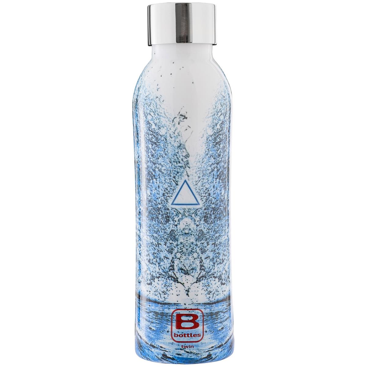 photo B Bottles Twin - Acqua Element - 500 ml - Double wall thermal bottle in 18/10 stainless steel