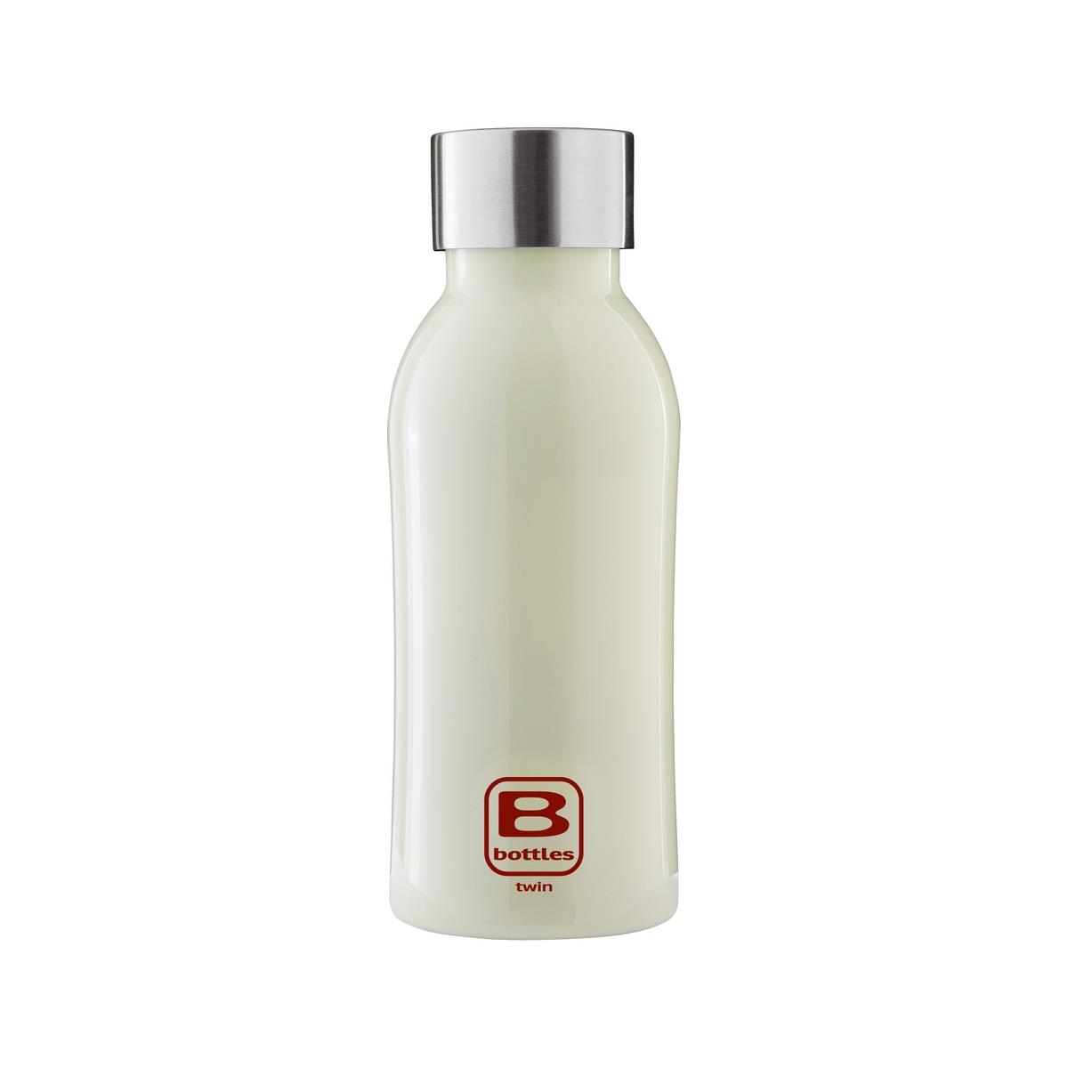 photo B Bottles Twin - Light Green - 350 ml - Double wall thermal bottle in 18/10 stainless steel