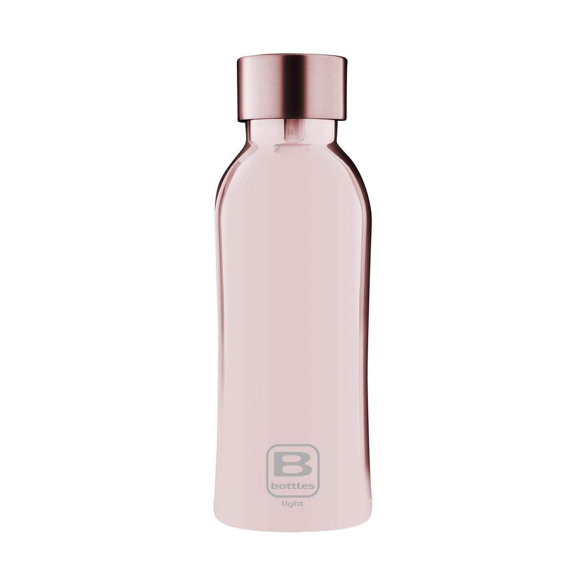 photo B Bottles Light - Rose Gold Lux - 530 ml - Bottiglia in acciaio inox 18/10 ultra leggera e compatta