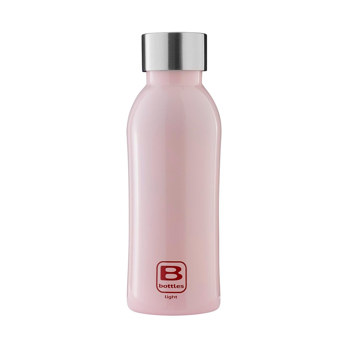 photo B Bottles Light - Pink - 530 ml - Bottiglia in acciaio inox 18/10 ultra leggera e compatta
