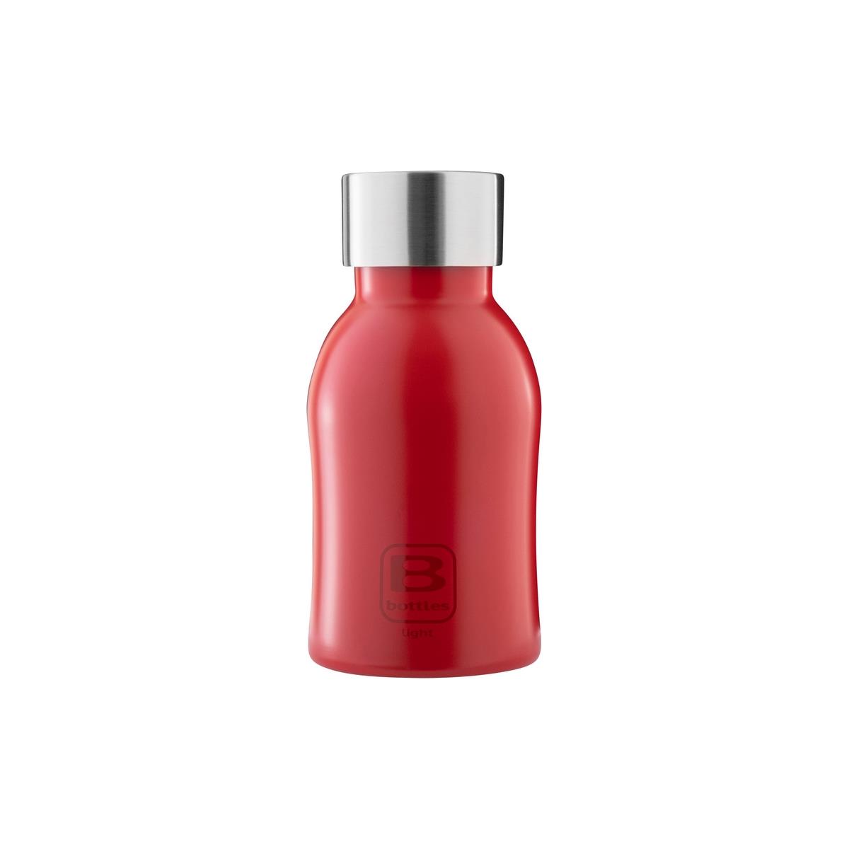 photo B Bottles Light - Rosso - 350 ml - Bottiglia in acciaio inox 18/10 ultra leggera e compatta