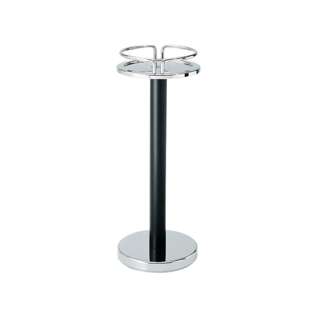 photo column cooler holder in polished 18/10 stainless steel with lacquered rod