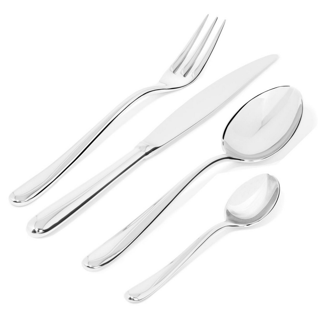 photo caccia cutlery set in 18/10 stainless steel