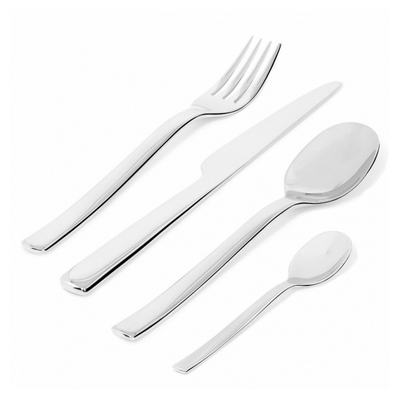 photo ovale cutlery set in 18/10 stainless steel