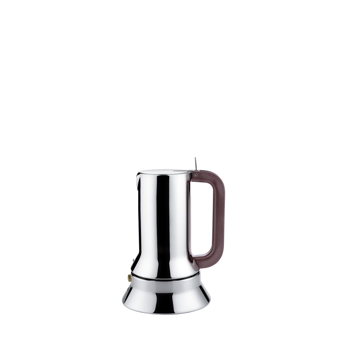 photo espresso-kaffeemaschine aus edelstahl 18/10, geeignet für induktion, 1 tasse