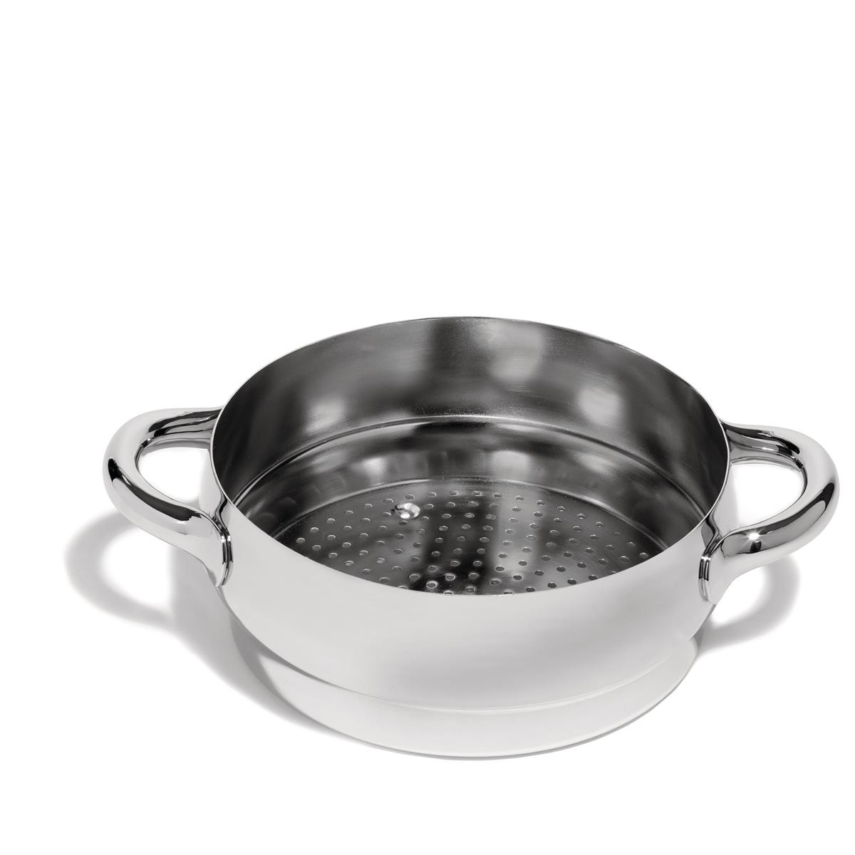 photo mami steaming basket in polished 18/10 stainless steel