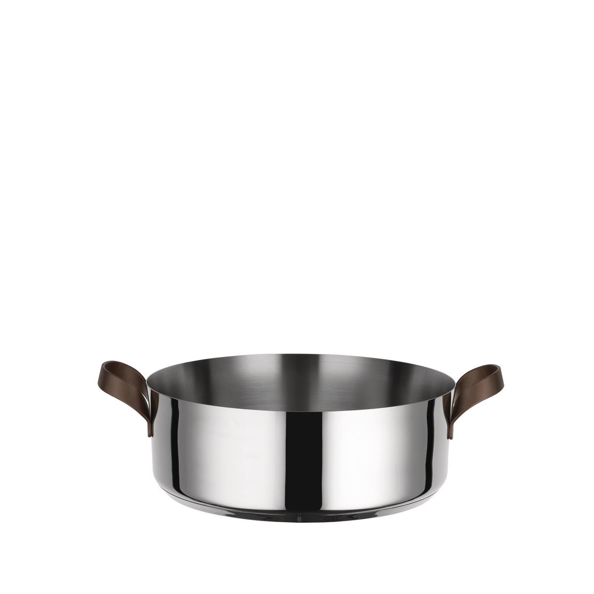photo edo low saucepan in 18/10 stainless steel suitable for induction