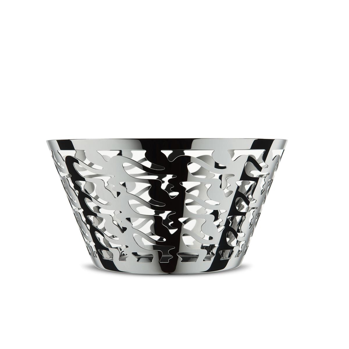 photo ethno perforated fruit bowl in 18/10 stainless steel