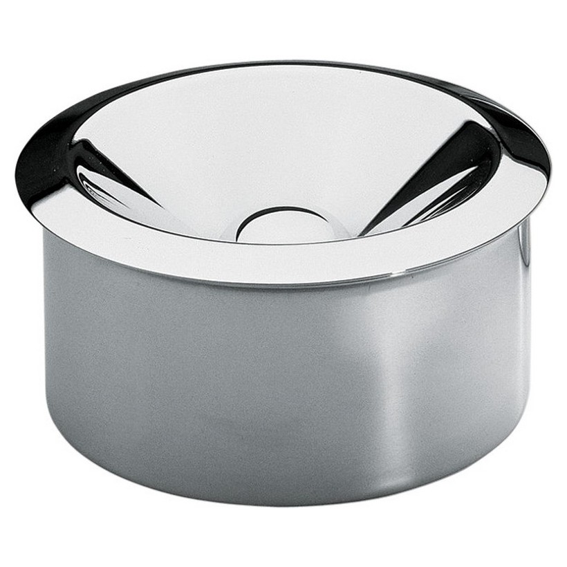 photo Alessi-Ashtray with two elements in polished steel