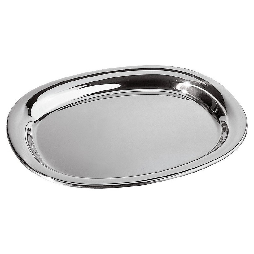 photo serving plate in 18/10 stainless steel
