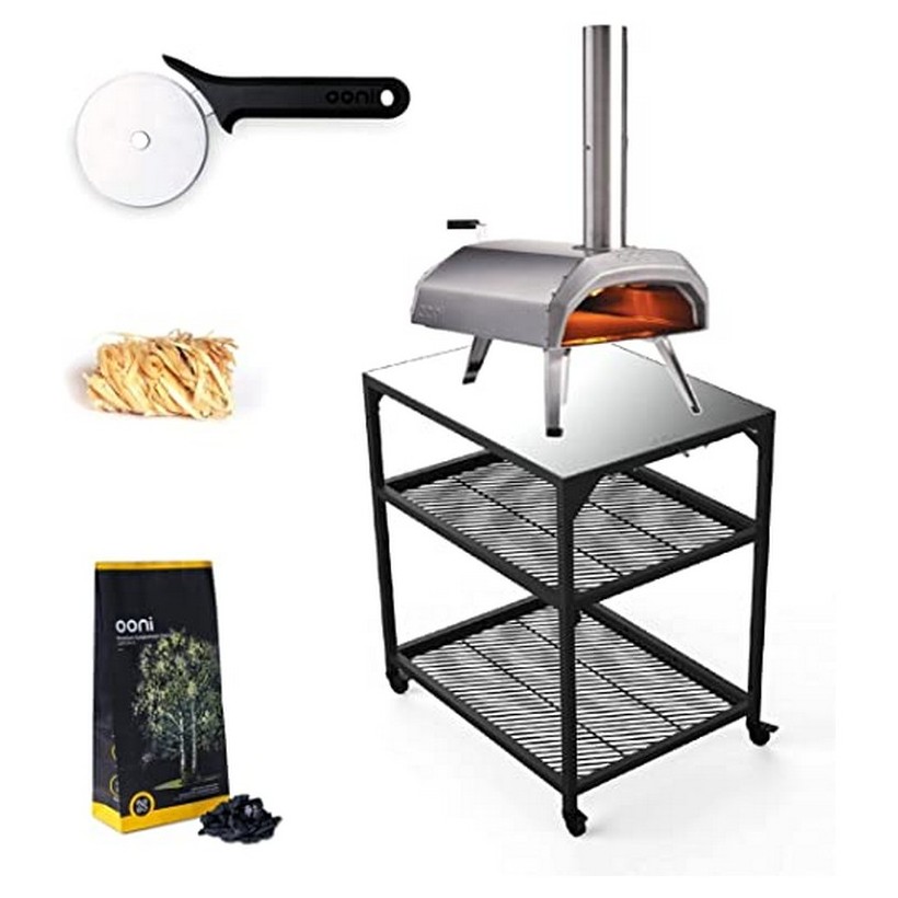 photo top exclusive kit - wood and gas oven karu 12 + accessories