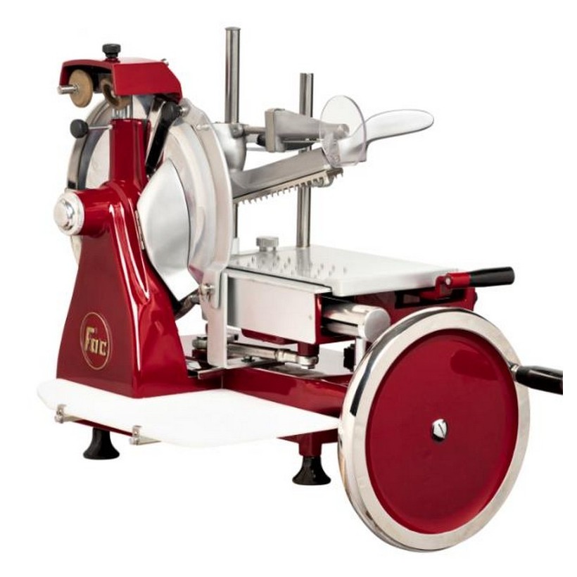 photo – flywheel slicer 300 vo standard mit vollständigem schwungrad – rot