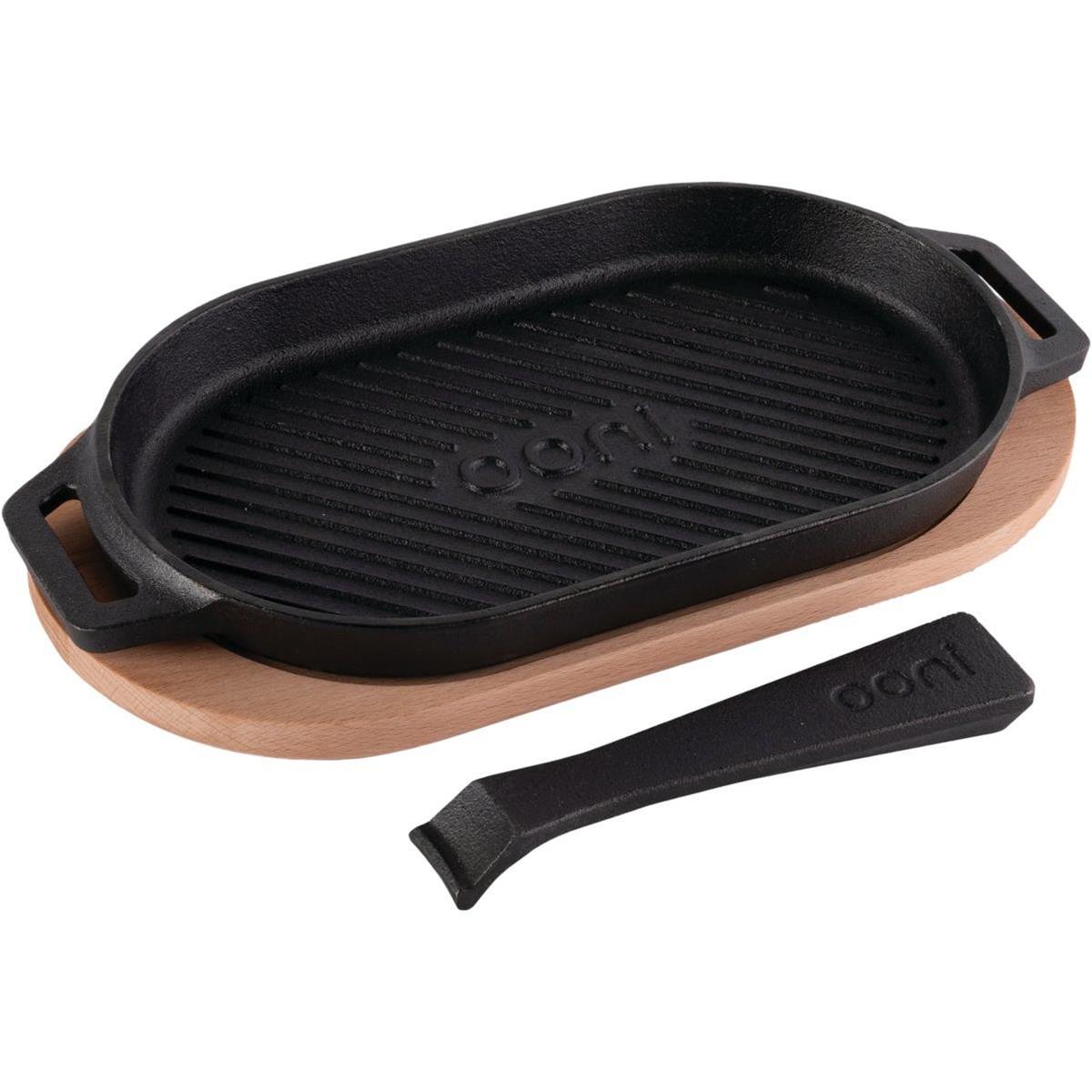 photo cast iron grill pan