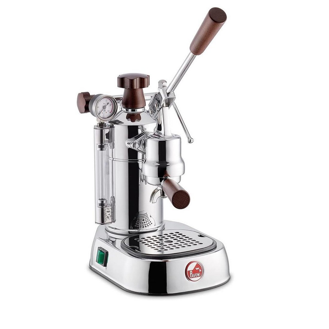 photo professional lusso - lever machine with wooden handles 230 v