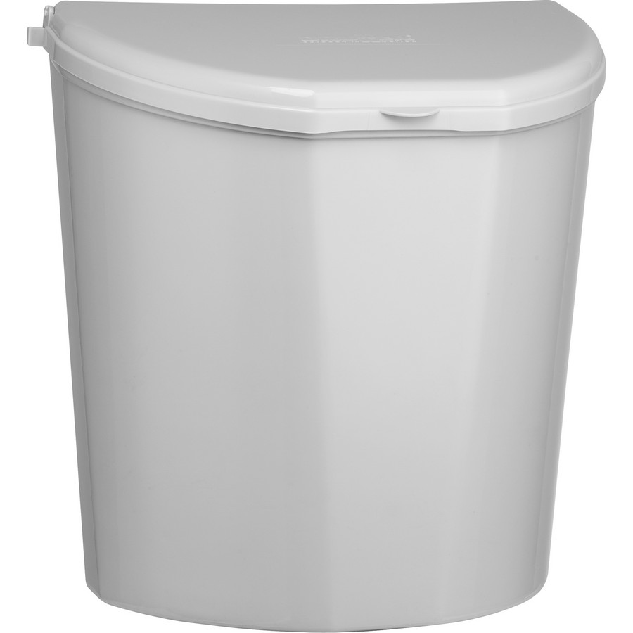 pillar xl abfallbehälter weiß - maße: 31,5 x 18 x h31,5 cm 10 l