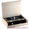 photo Cutlery Model OXFORD (golden ring) - Set of 49 pieces 1