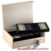 photo Cutlery Model SELENE (golden ring) - Set of 75 pieces 1