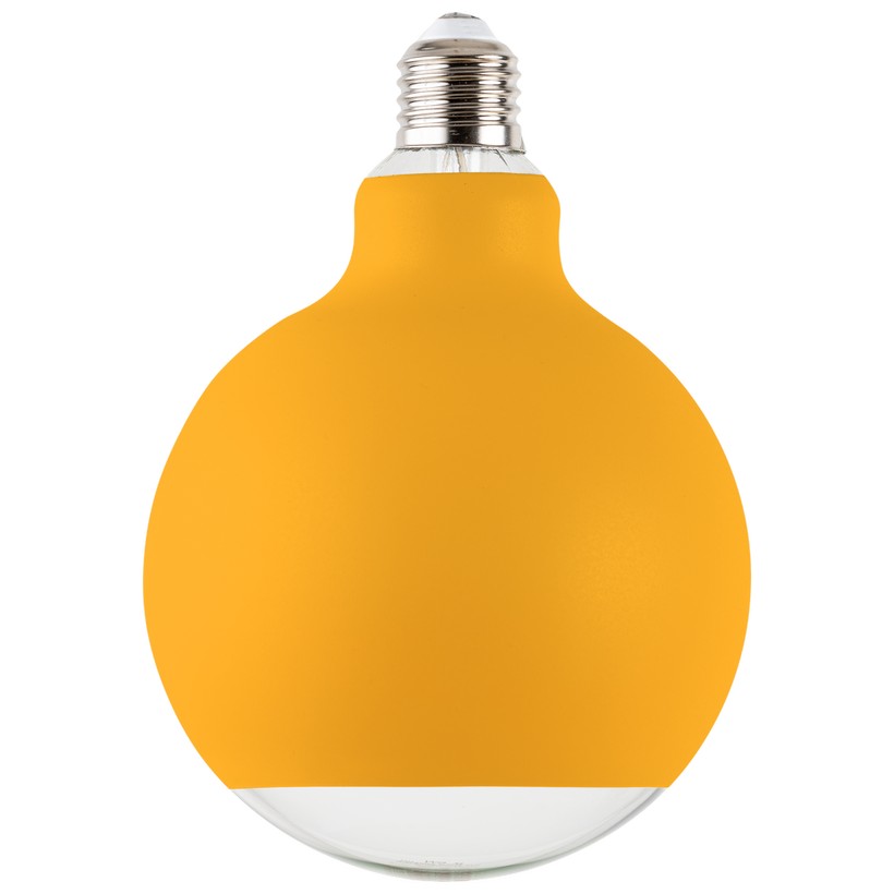 partially colored led bulb - lucia yellow
