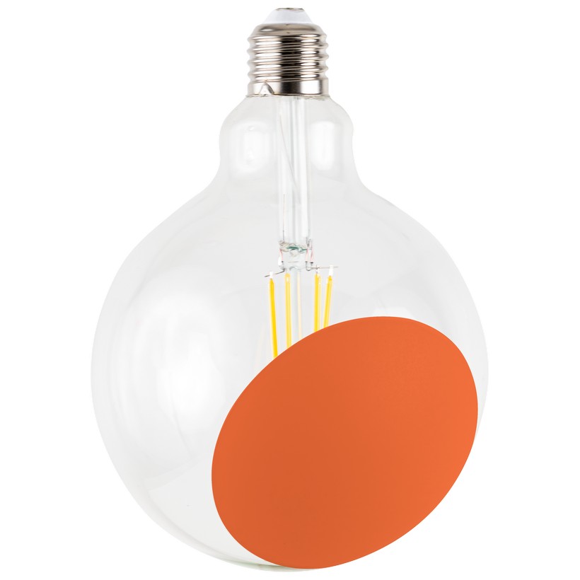 lampadina led parzialmente colorata - sofia arancione