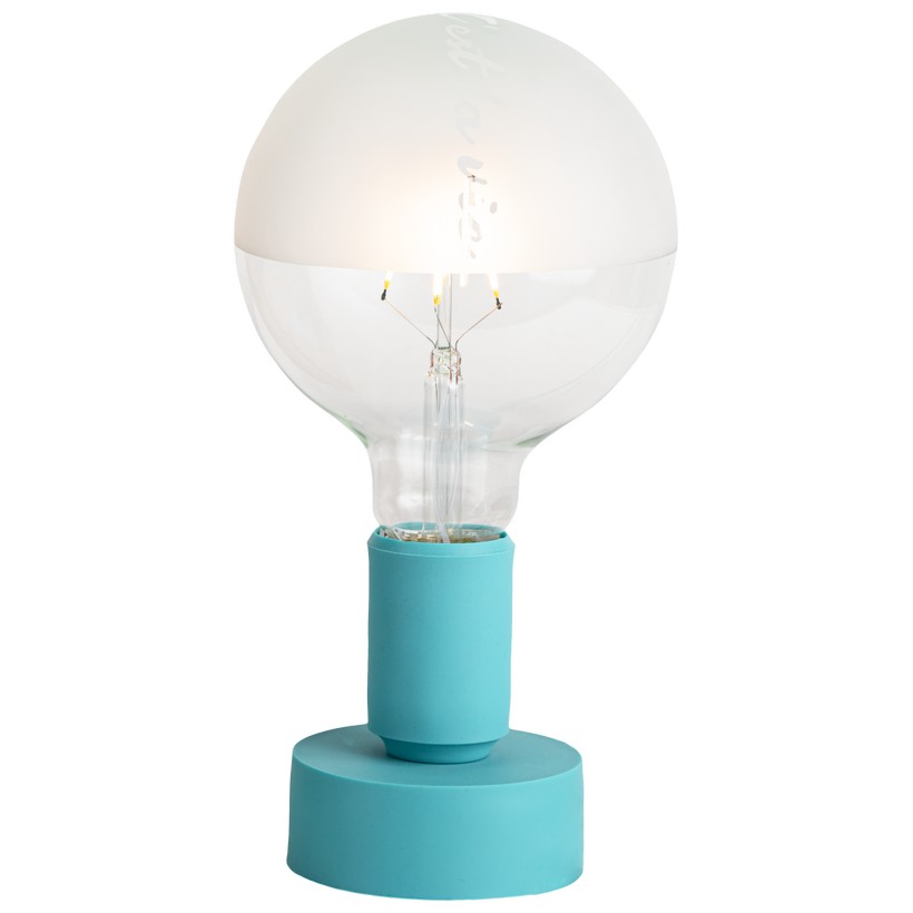 Filotto - Table Lamp with LED Bulb - Blue Cest