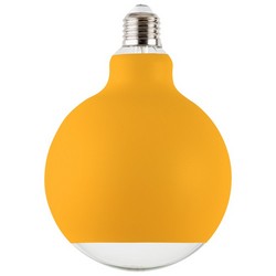 lâmpada led parcialmente colorida - amarelo lucia